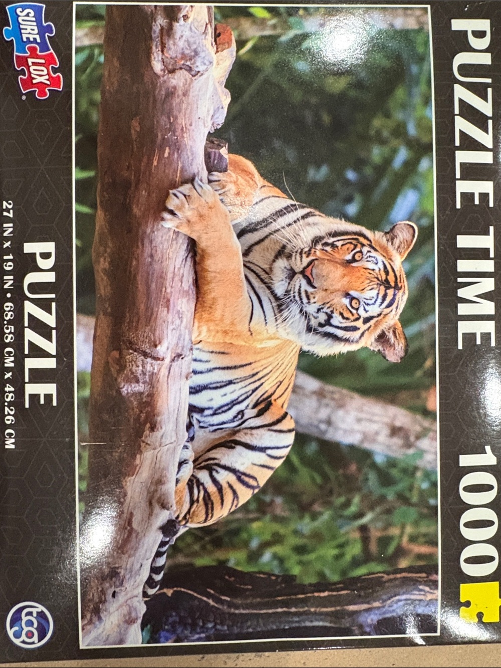 Puzzle Time 1000-Piece Tiger Jigsaw Puzzle